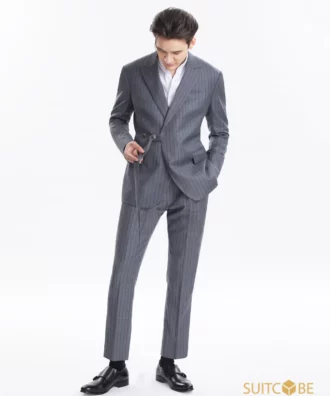 สูทแฟชั่น Stripe Grey TM-AI-2314