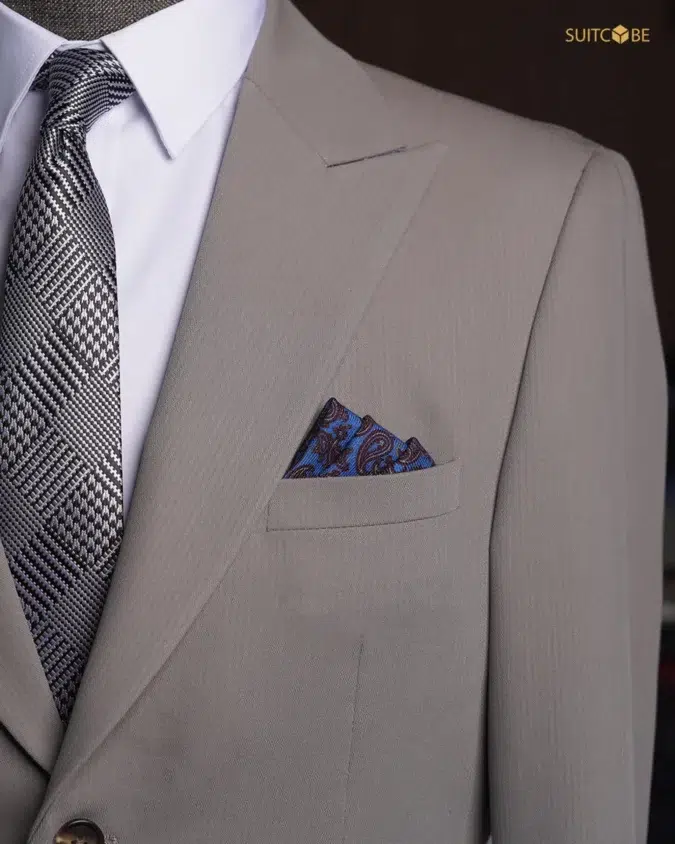 Pocket square Wool100% PW-D9913