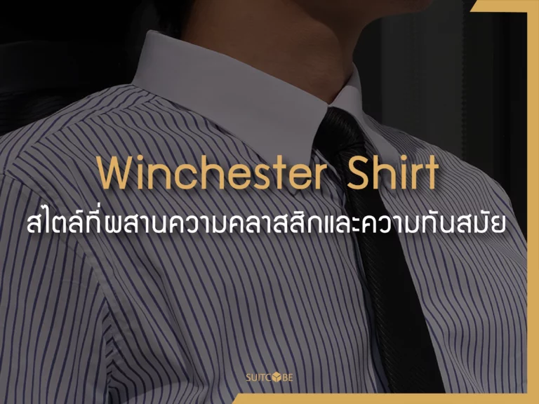 Winchester shirt เชิ้ตลายทาง