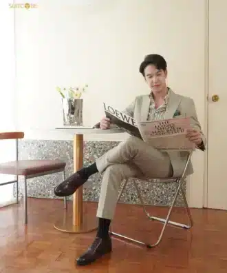 สูทสีเบจ