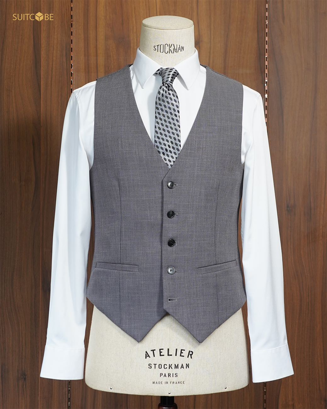 Ultimate Fit เสื้อกั๊ก The Langford Grey UF259-8-V